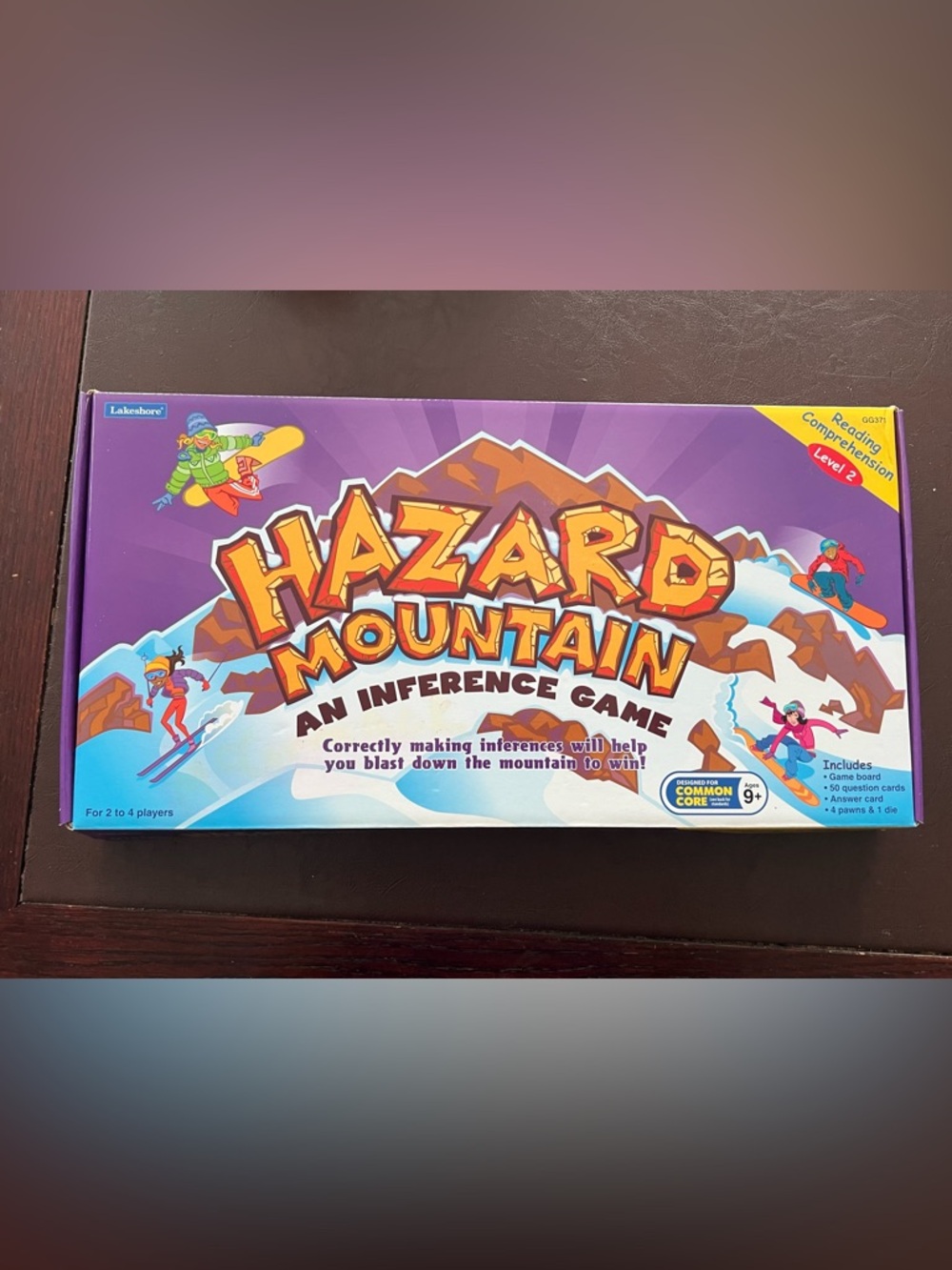 Hazard Mountain: An Inference Game Lakeshore Reading Compr. Level 2 Board Game